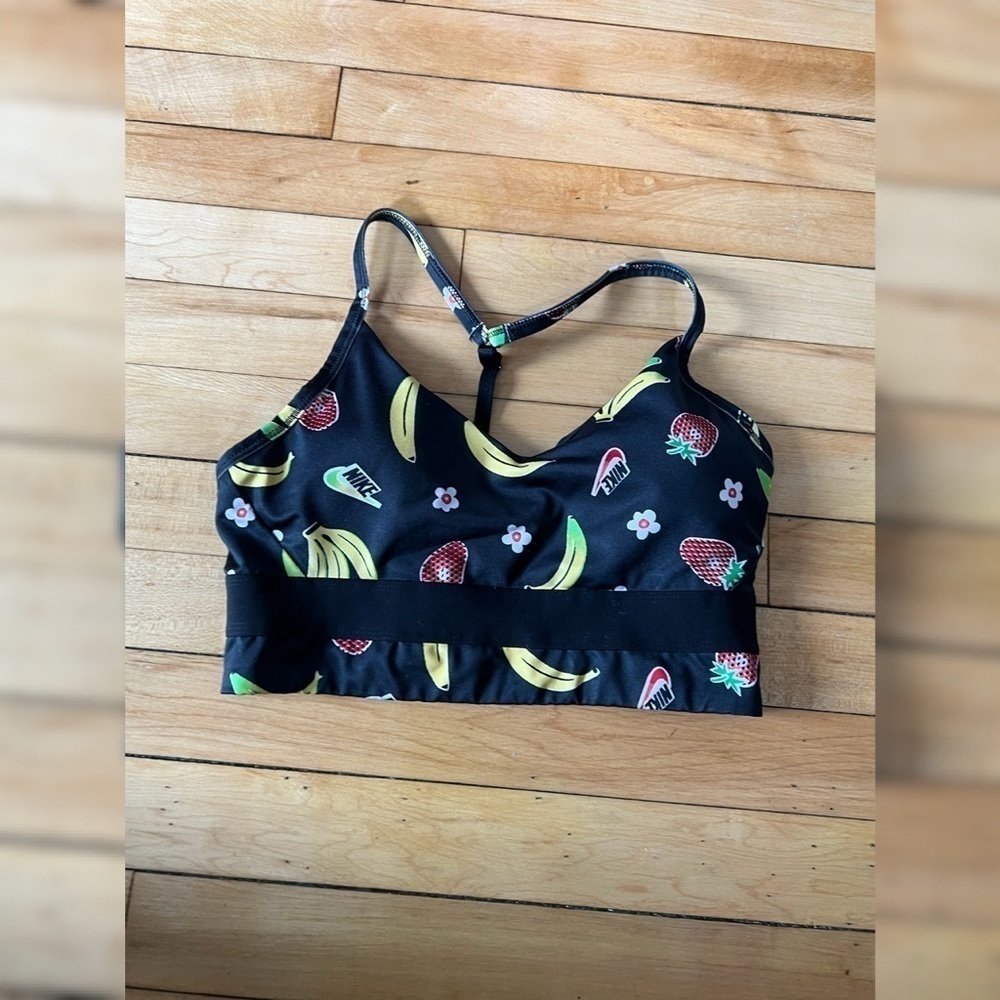 Nike fruit print sports bra